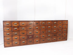 Large Bank Of Drawers