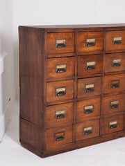 Large Bank Of Drawers