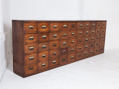 Large Bank Of Drawers