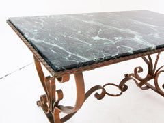 Marble & Brass Table