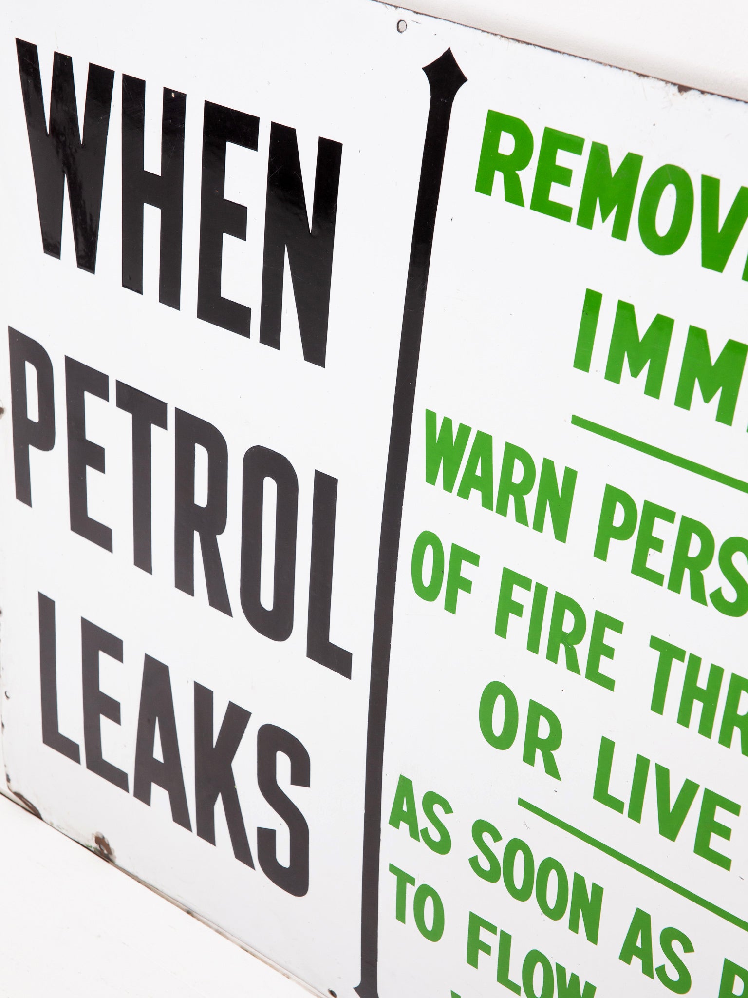 When Petrol Leaks