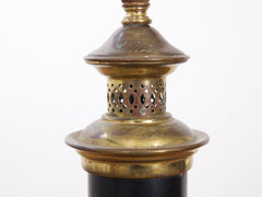 Brass & Enamel Table Lamp