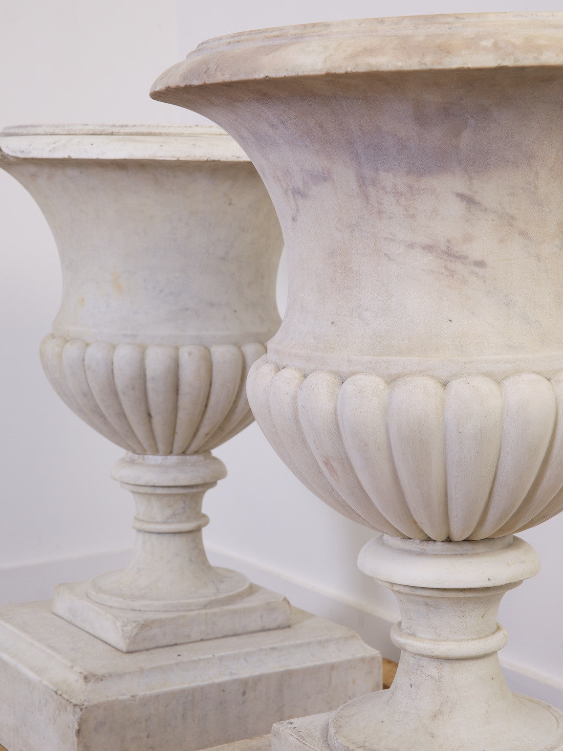 19th Century Marble Urns