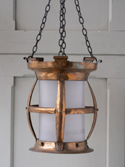 A 19th Century Bronzed Copper Lantern