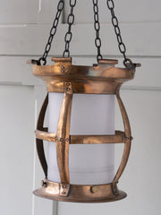 A 19th Century Bronzed Copper Lantern