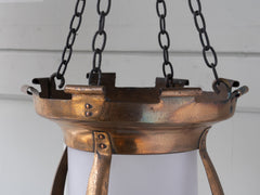 A 19th Century Bronzed Copper Lantern