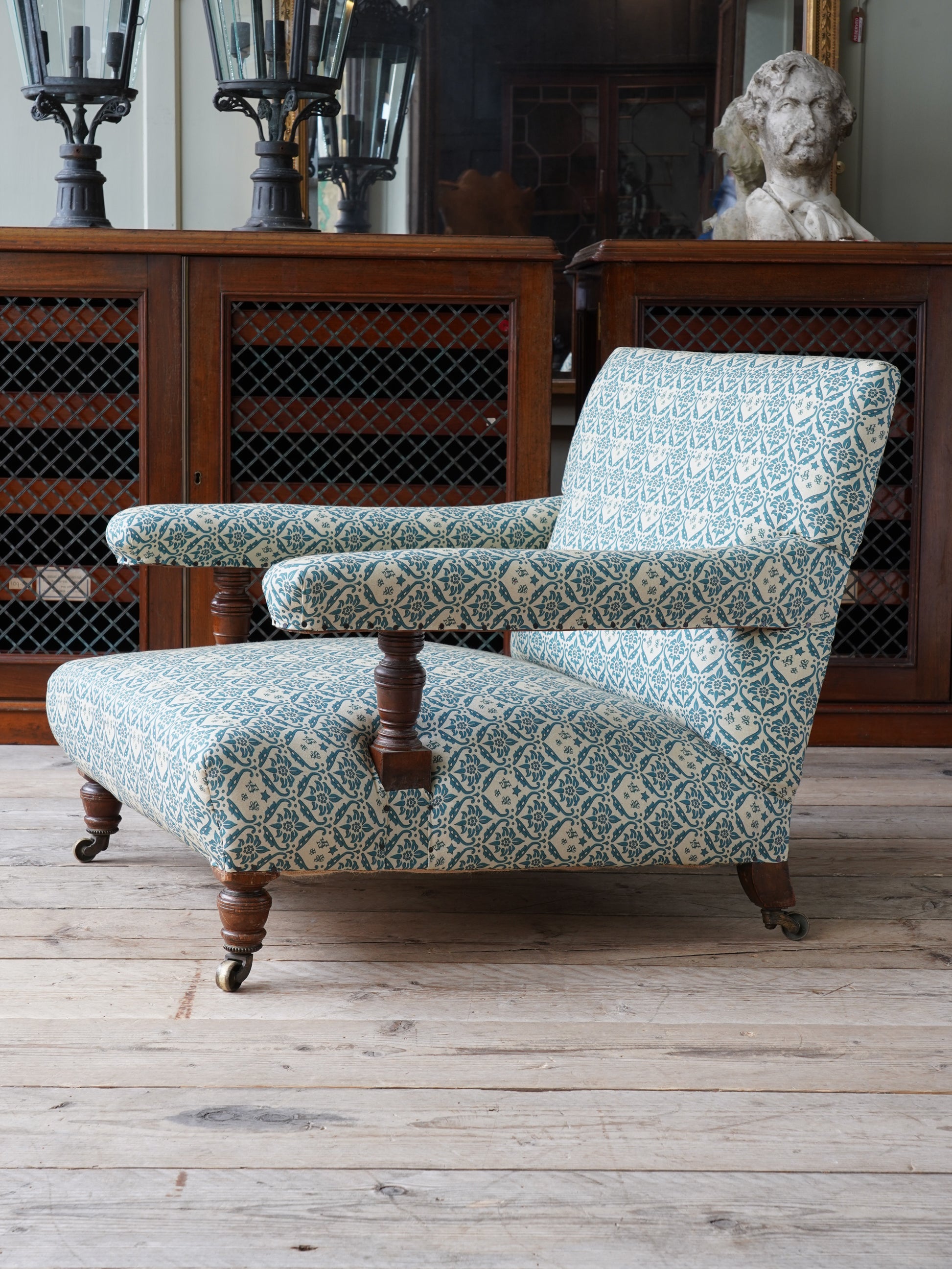 A Howard & Sons Low Open Armchair