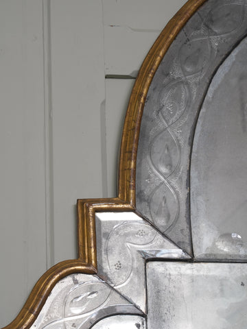 A Queen Anne Overmantel Mirror