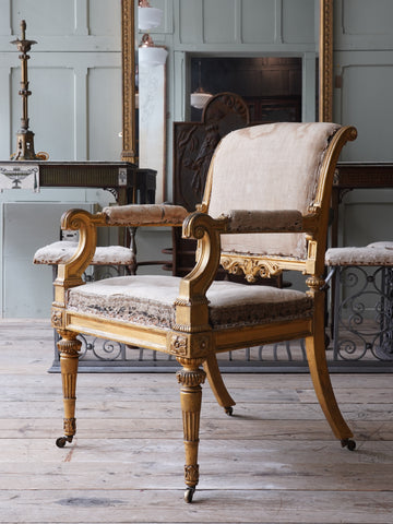 A late George III Armchair