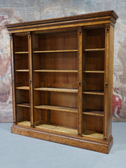 A 19th Century Burr Maple Bookcase