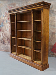 A 19th Century Burr Maple Bookcase