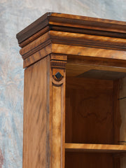 A 19th Century Burr Maple Bookcase