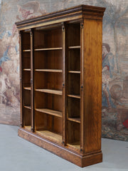 A 19th Century Burr Maple Bookcase