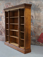 A 19th Century Burr Maple Bookcase