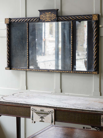 A Regency Tryptic Overmantel Mirror