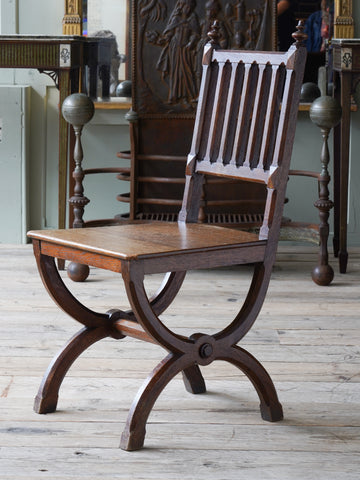 A 19th Century Gothic Side Chair