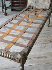 A 19th Century Brass Day Bed