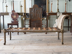 A 19th Century Brass Day Bed