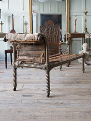 A 19th Century Brass Day Bed