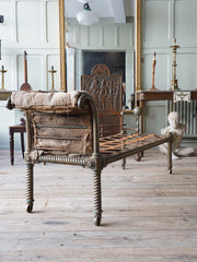 A 19th Century Brass Day Bed