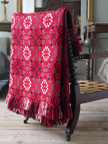 A Pure Wool Welsh Tapestry Blanket