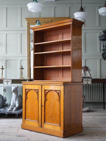 A 19th Century Oak Library Bookcase