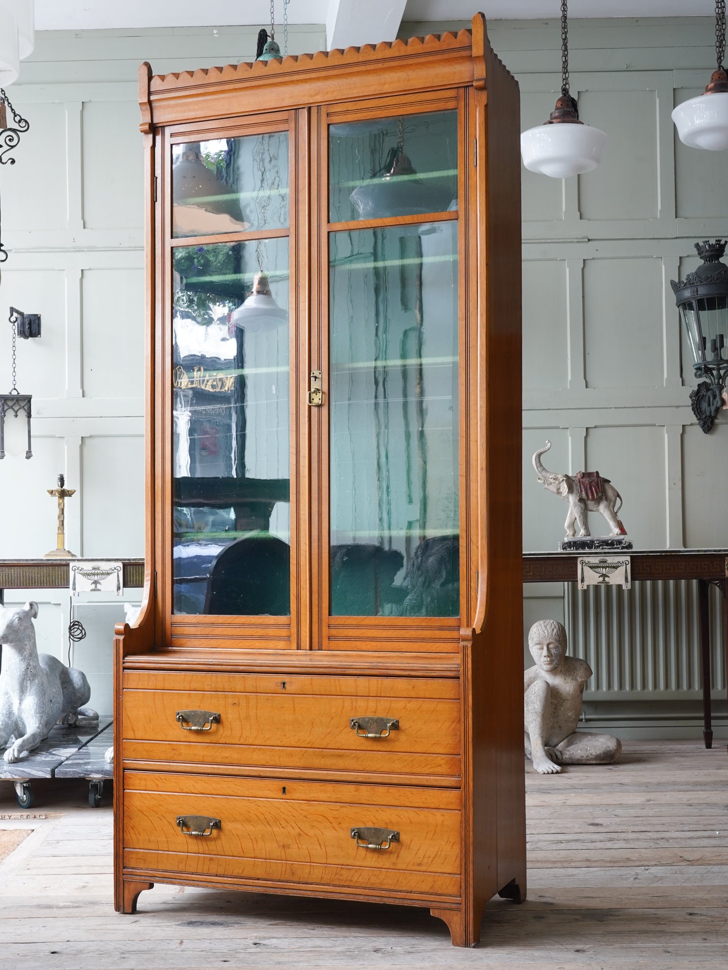 A Late 19th Century Gothic Bookcase