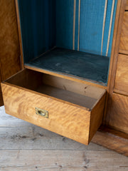 A 19th century Satin Birch Compactum Wardrobe