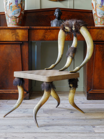 A 19th Century Steer Horn Chair