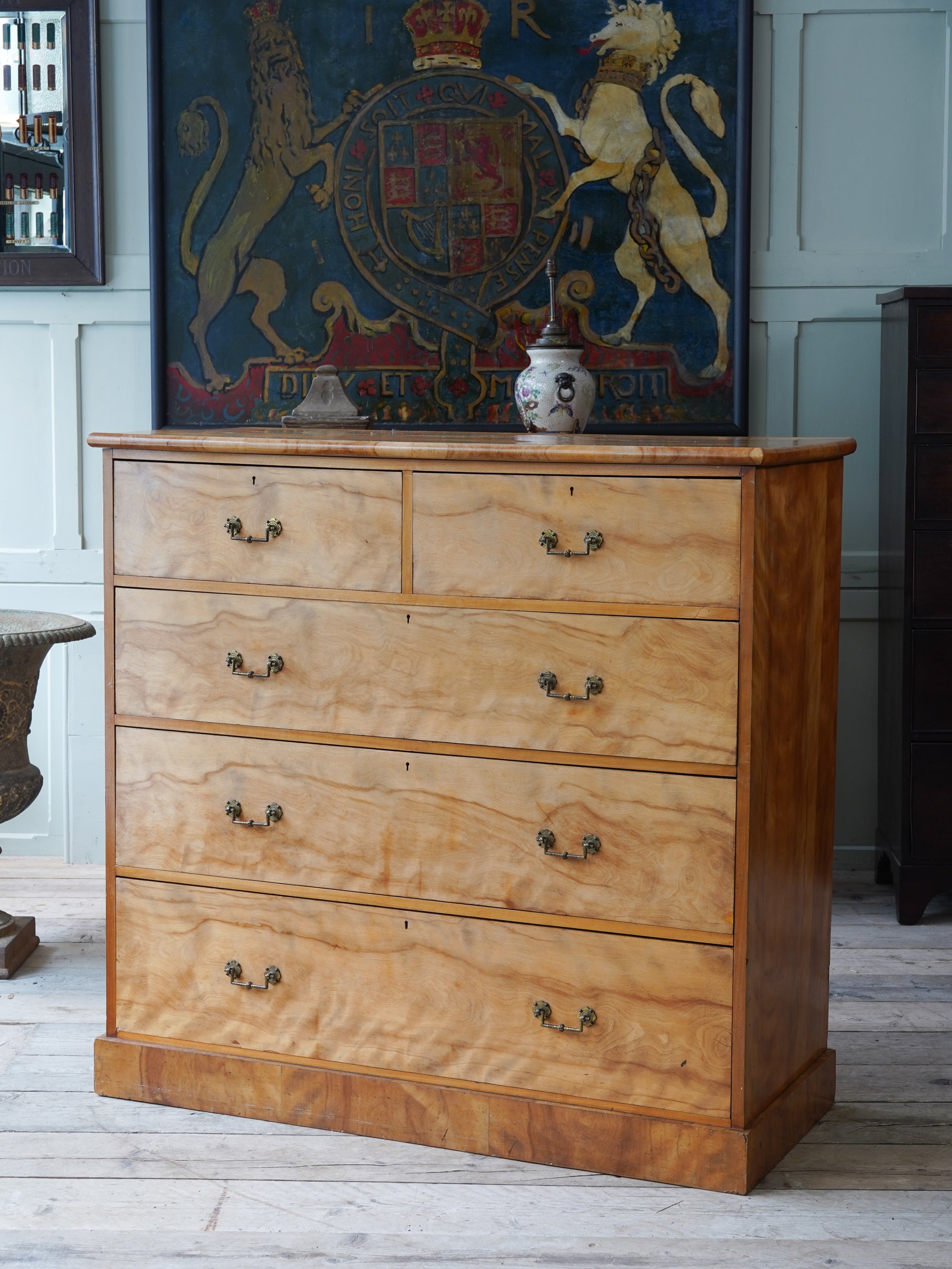 Flame Maple Chest of Drawers