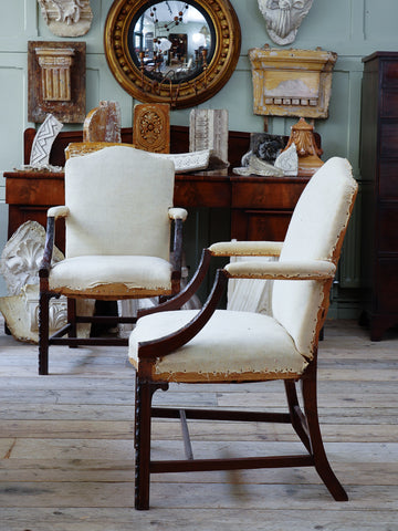 George III Gainsborough Armchairs