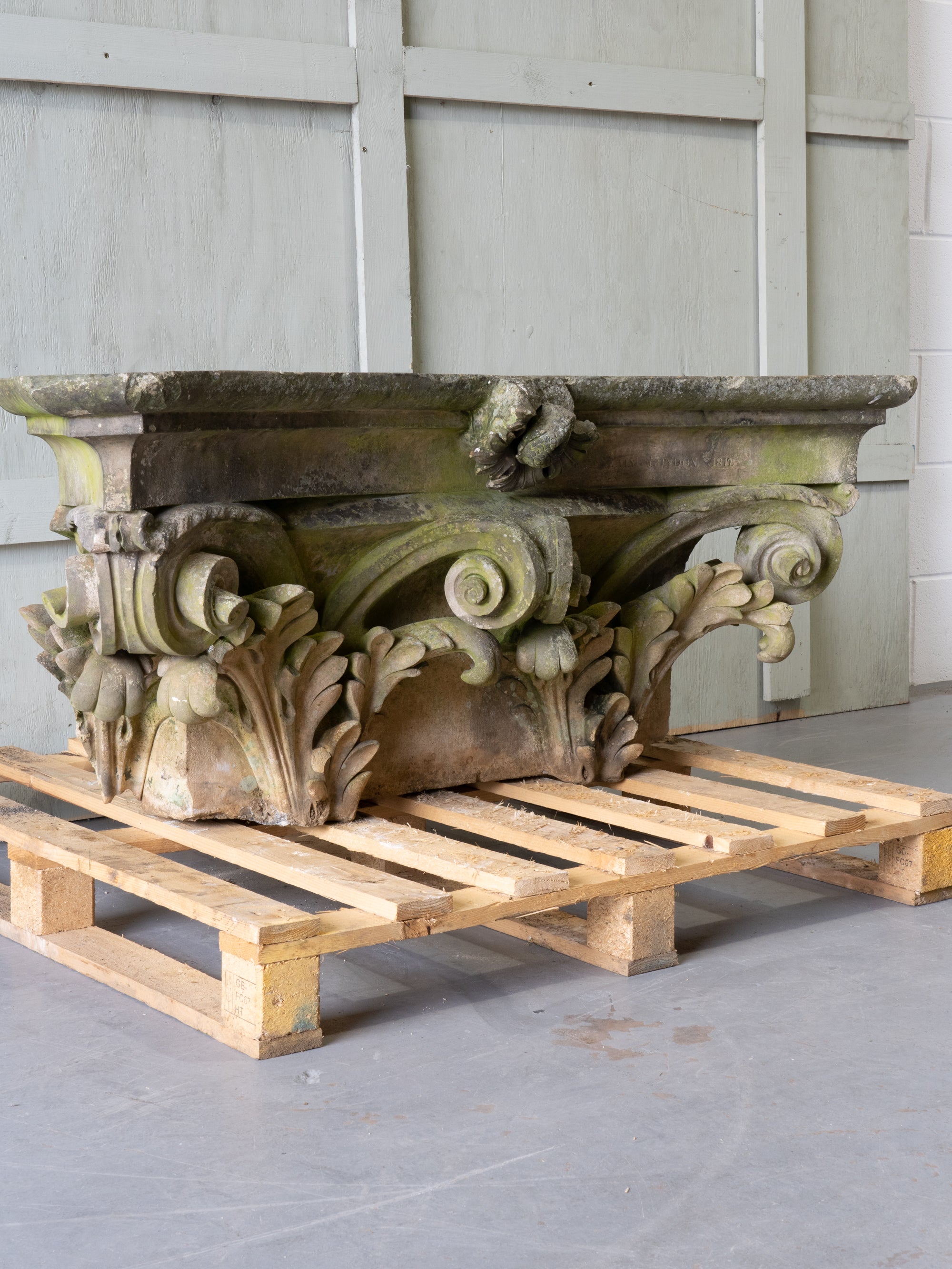 A George III Coade & Sealy Corinthian Capital