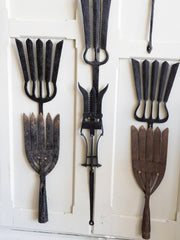 A Collection of Wrought Iron Eel Forks