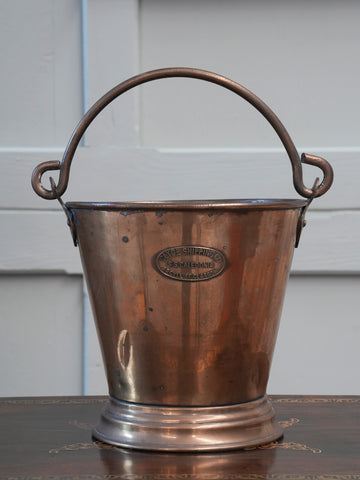 A Brass "S.S. Caledonia" Bucket