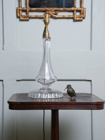 A 19th Century Cut Glass Table Lamp