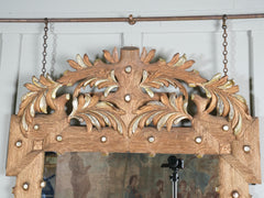 A 19th Century Baltic Faux Timber Gilt Mirror