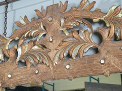 A 19th Century Baltic Faux Timber Gilt Mirror