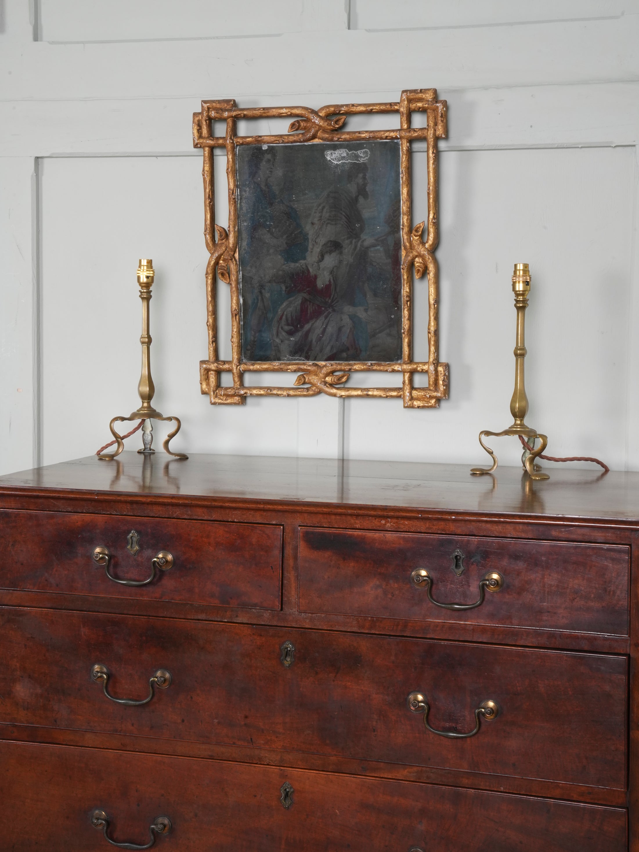 A 19th Century Giltwood & Gesso Mirror