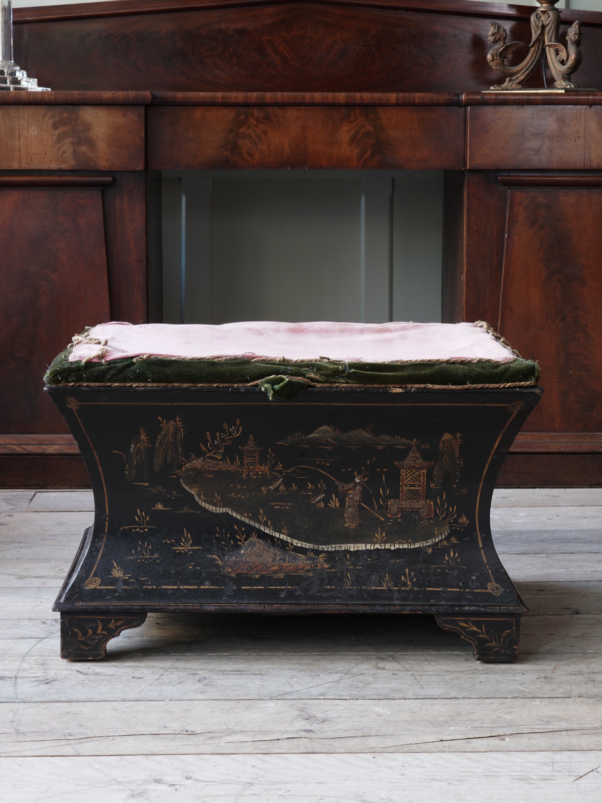 George III Chinoiserie Ottoman