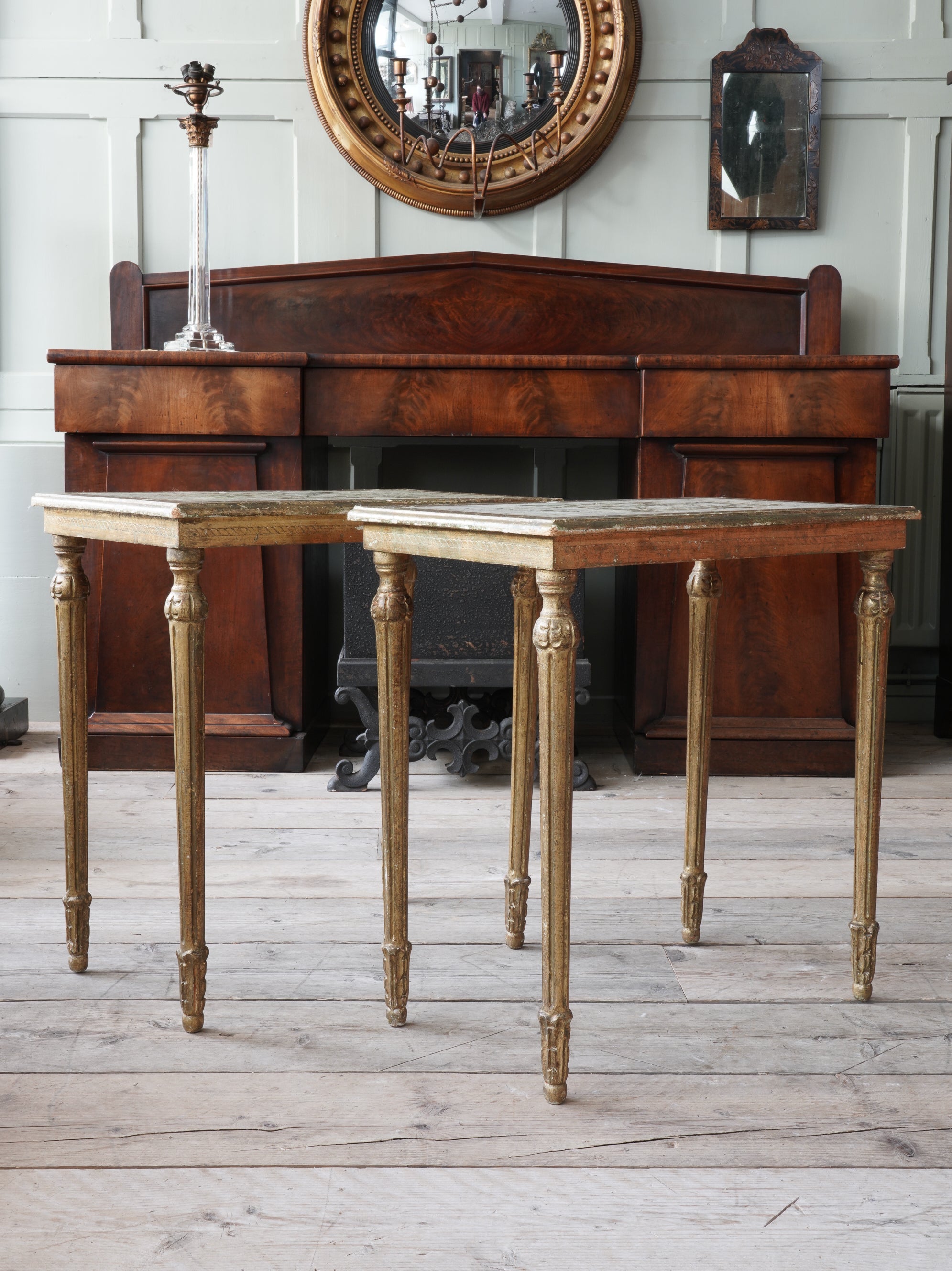 Pair of Gilt Side tables