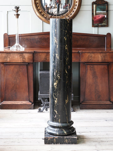 Marbelised Column Pedestal