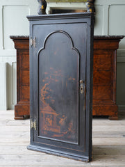 18th Century Chinoiserie Corner Cupboard