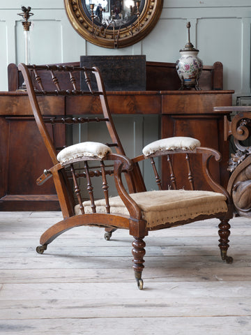 A 19th Century Reclining Armchair