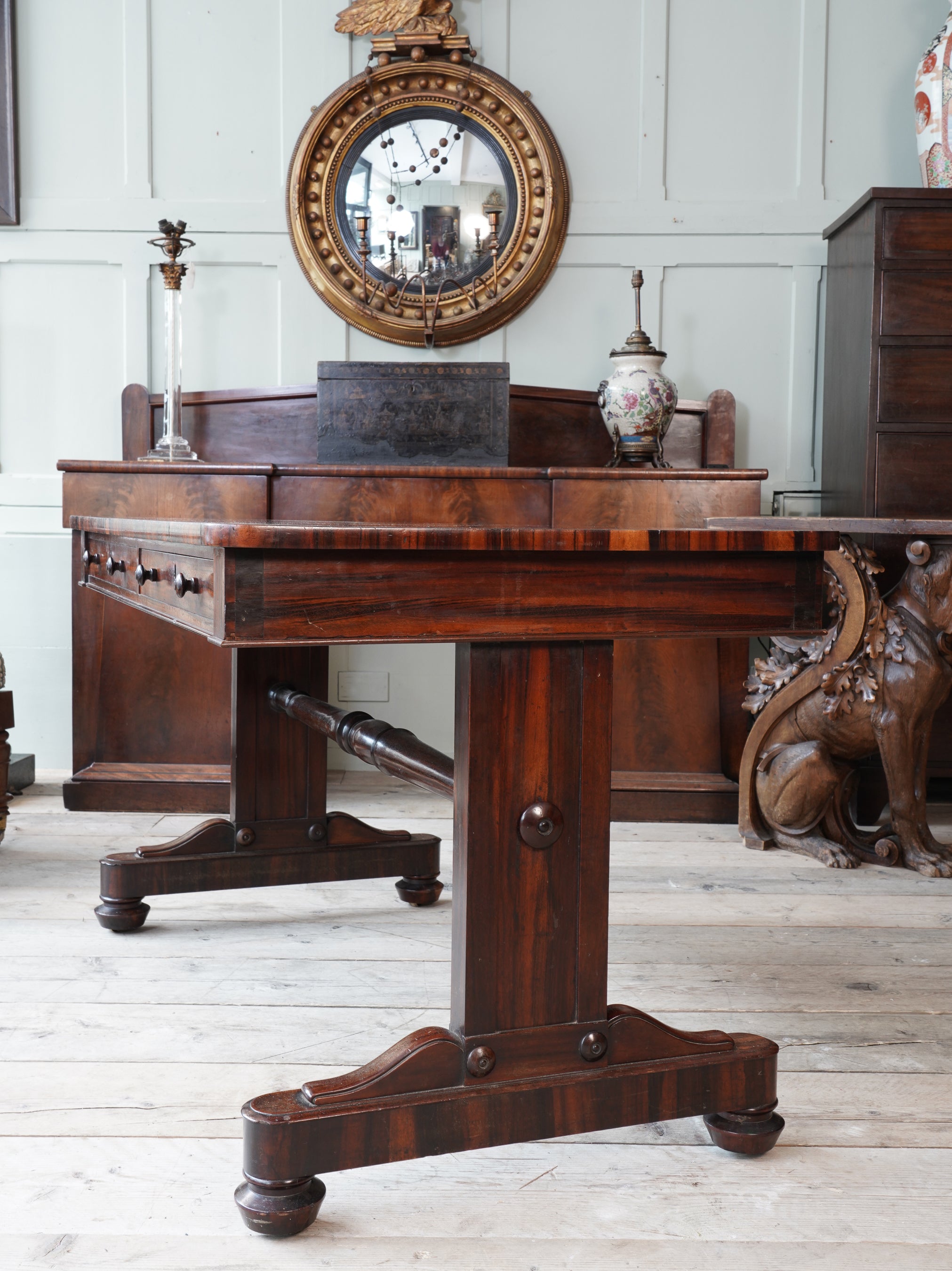 A William IV Rosewood Library Table