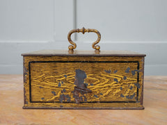 A 19th Century Faux Wood Grain Strong Box