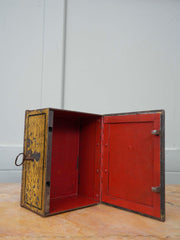 A 19th Century Faux Wood Grain Strong Box