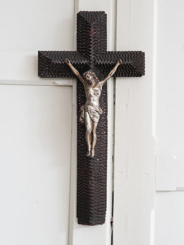 Tramp Art Crucifix