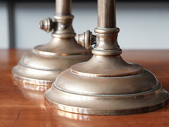 A Pair Of Brass Table Lamps