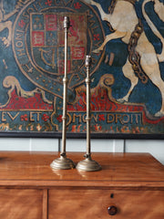 A Pair Of Brass Table Lamps