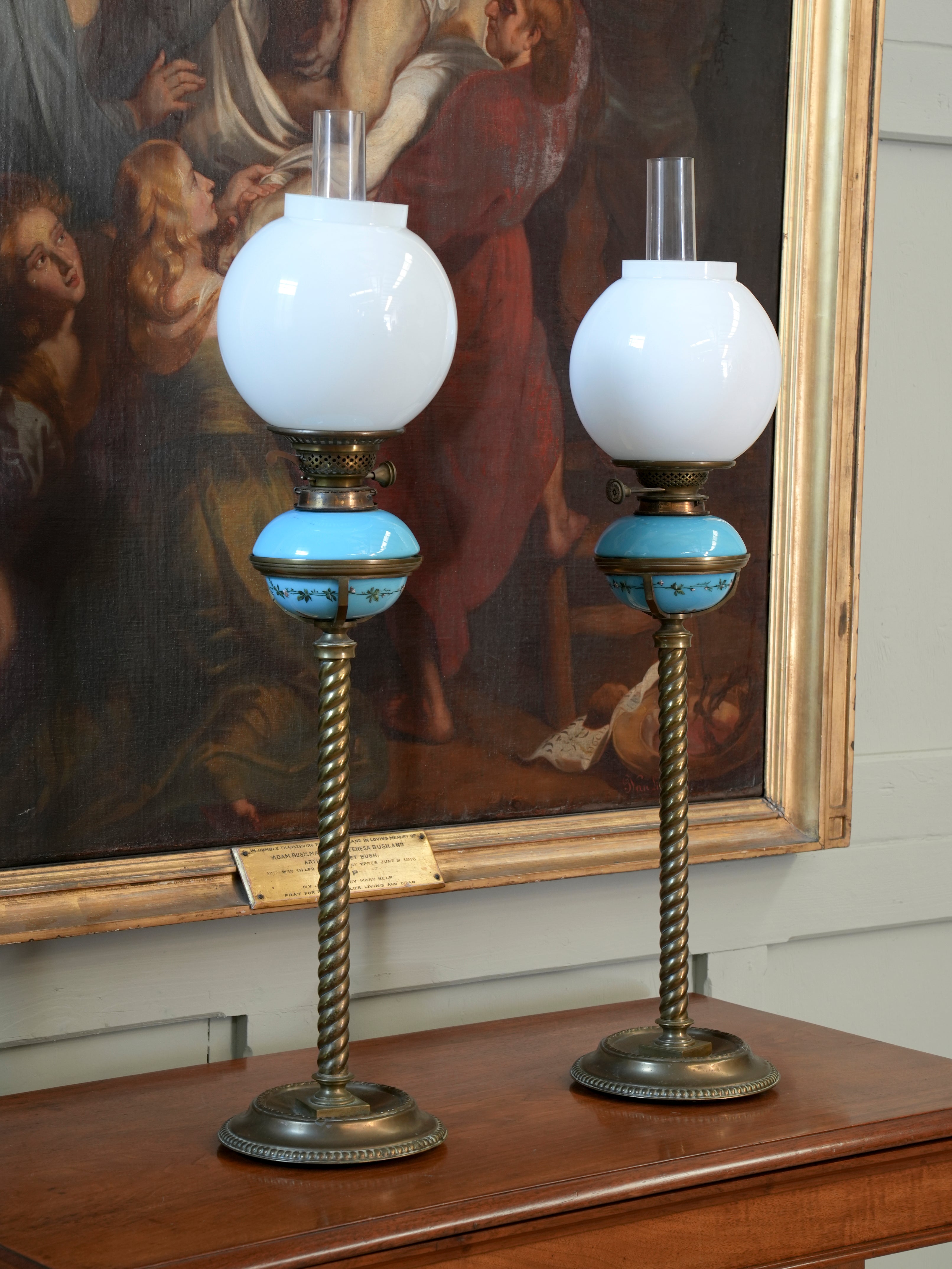 A Pair of Gas Lamps